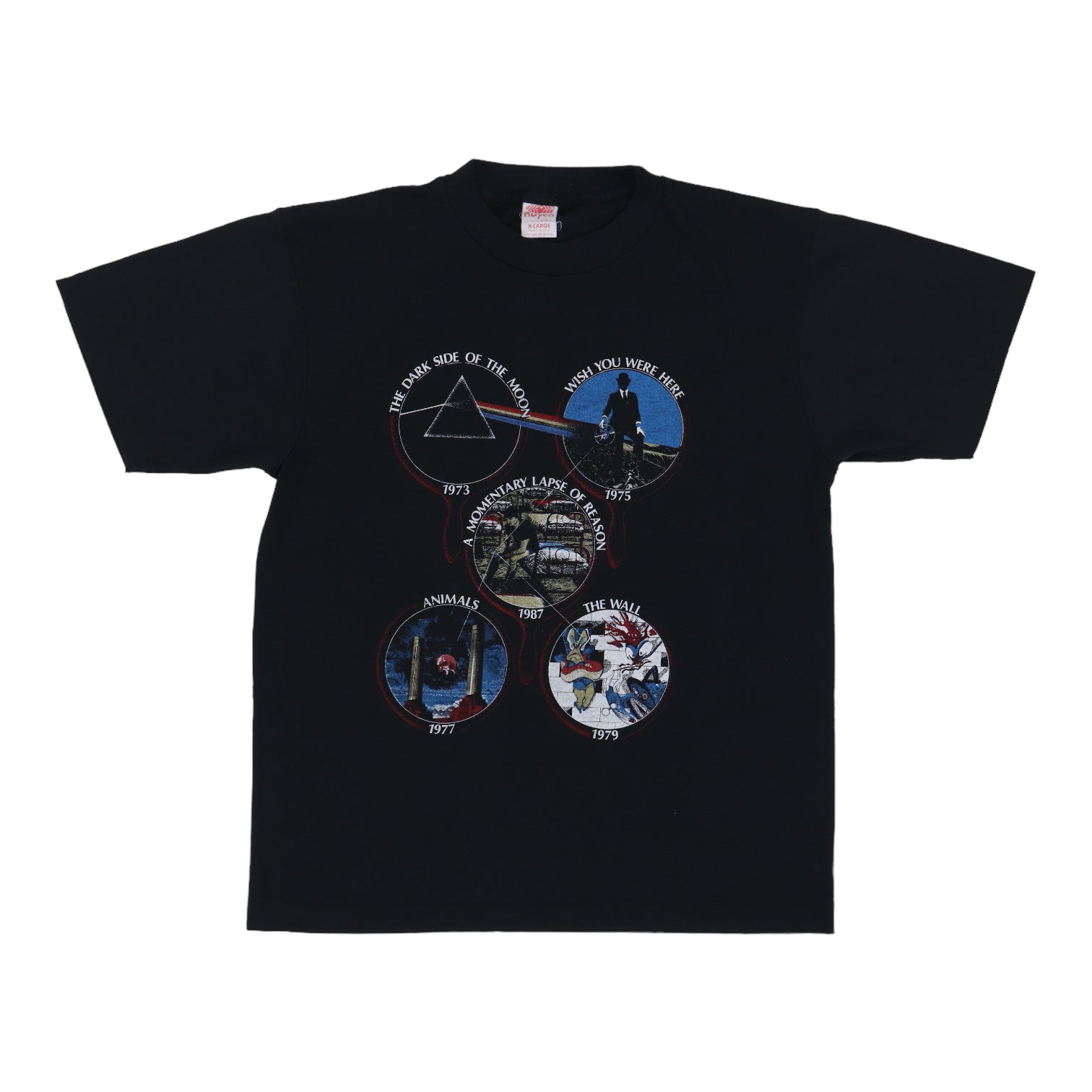 ミュージシャン 1987 Pink Floyd Promotional Baseball T 1987-Pink-Floyd-Momentary-