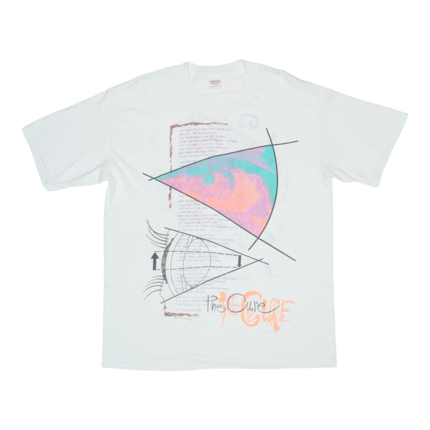 1987 The Cure Kissing Tour Shirt