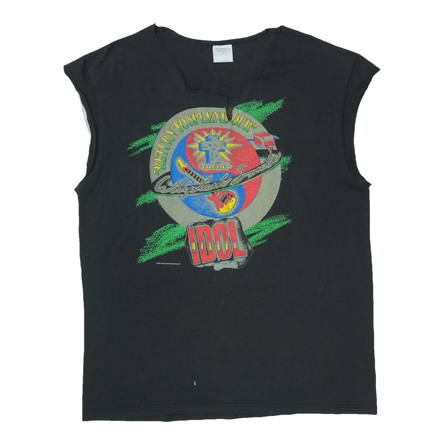 1987 Billy Idol North American Tour Shirt