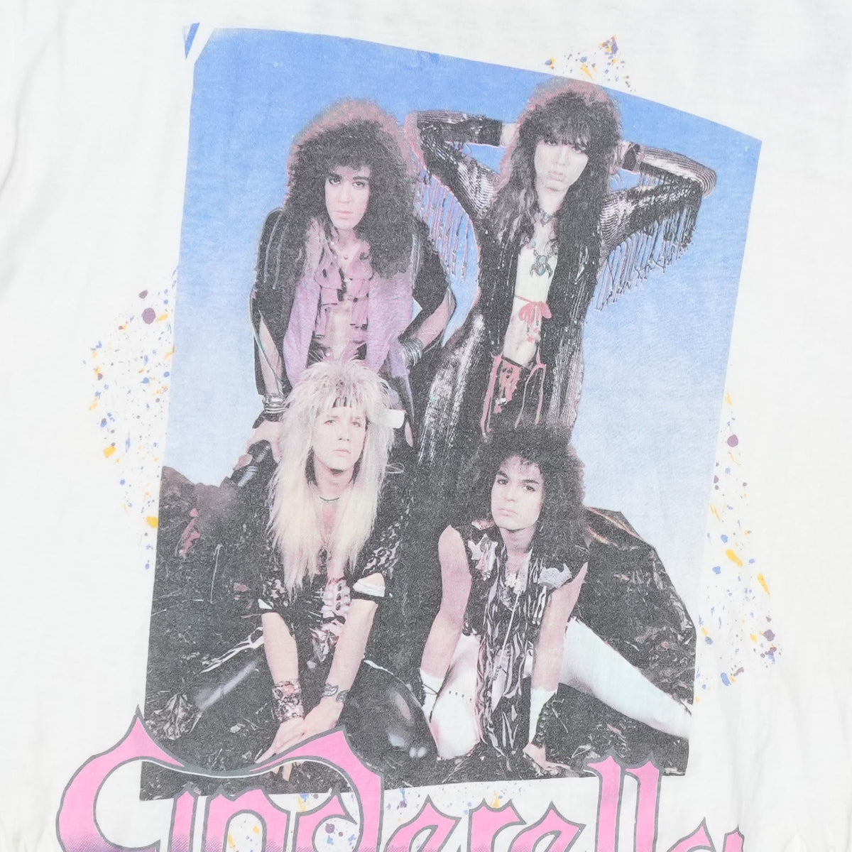 1987 Cinderella Night Songs World Tour Shirt