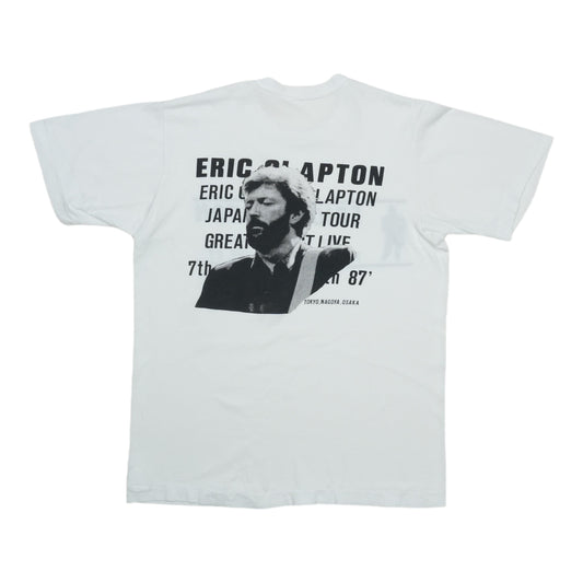 1987 Eric Clapton 7th Japan Tour The Greatest Live Shirt Back