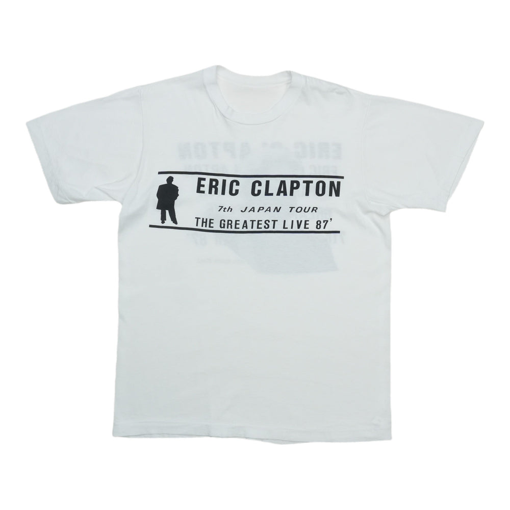 1987 Eric Clapton 7th Japan Tour The Greatest Live Shirt Front