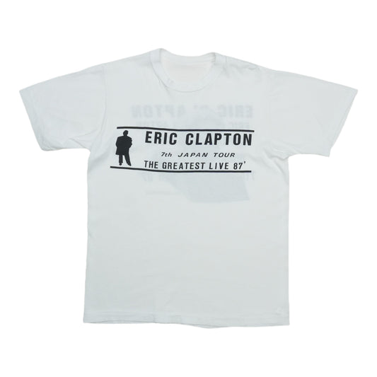 1987 Eric Clapton 7th Japan Tour The Greatest Live Shirt Front