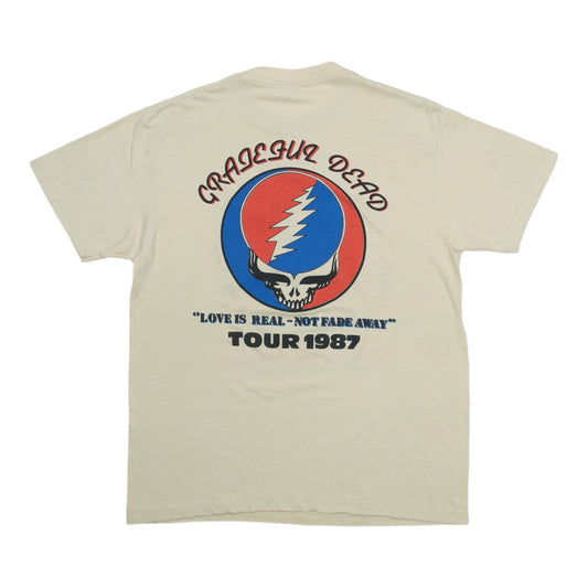 1987 Grateful Dead A Weekend at the Beach Ventura Concert Shirt Back