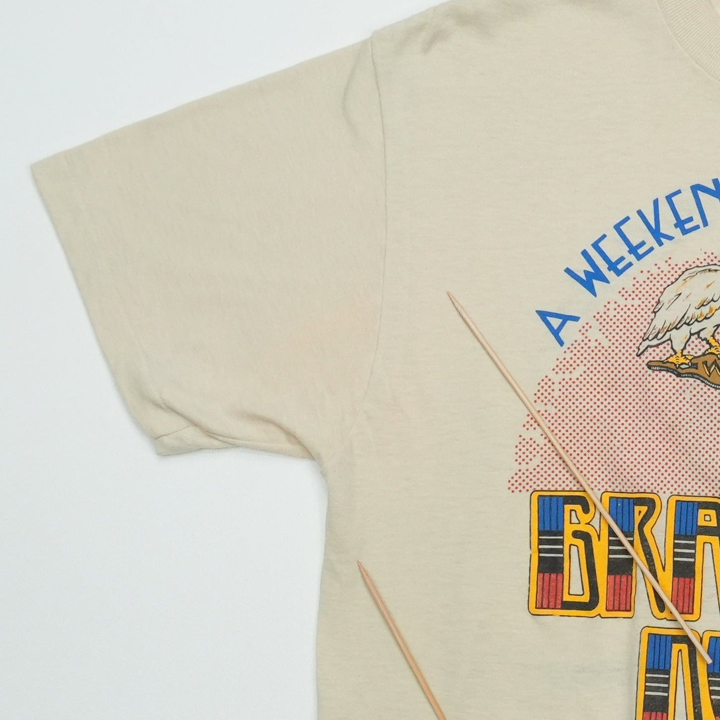 1987 Grateful Dead A Weekend at the Beach Ventura Concert Shirt Detail 3