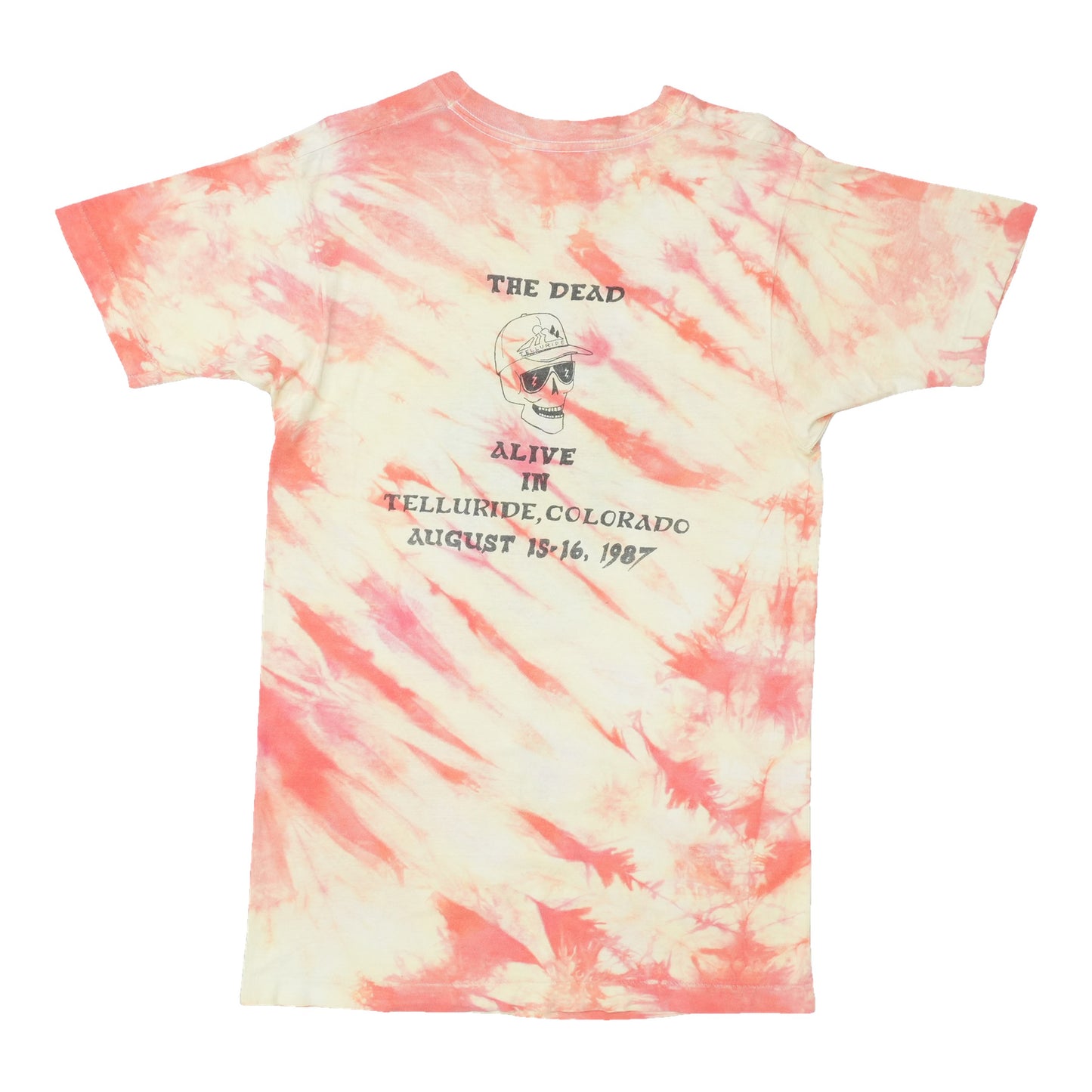 1987 Grateful Dead Telluride Concert Tie Dye Shirt