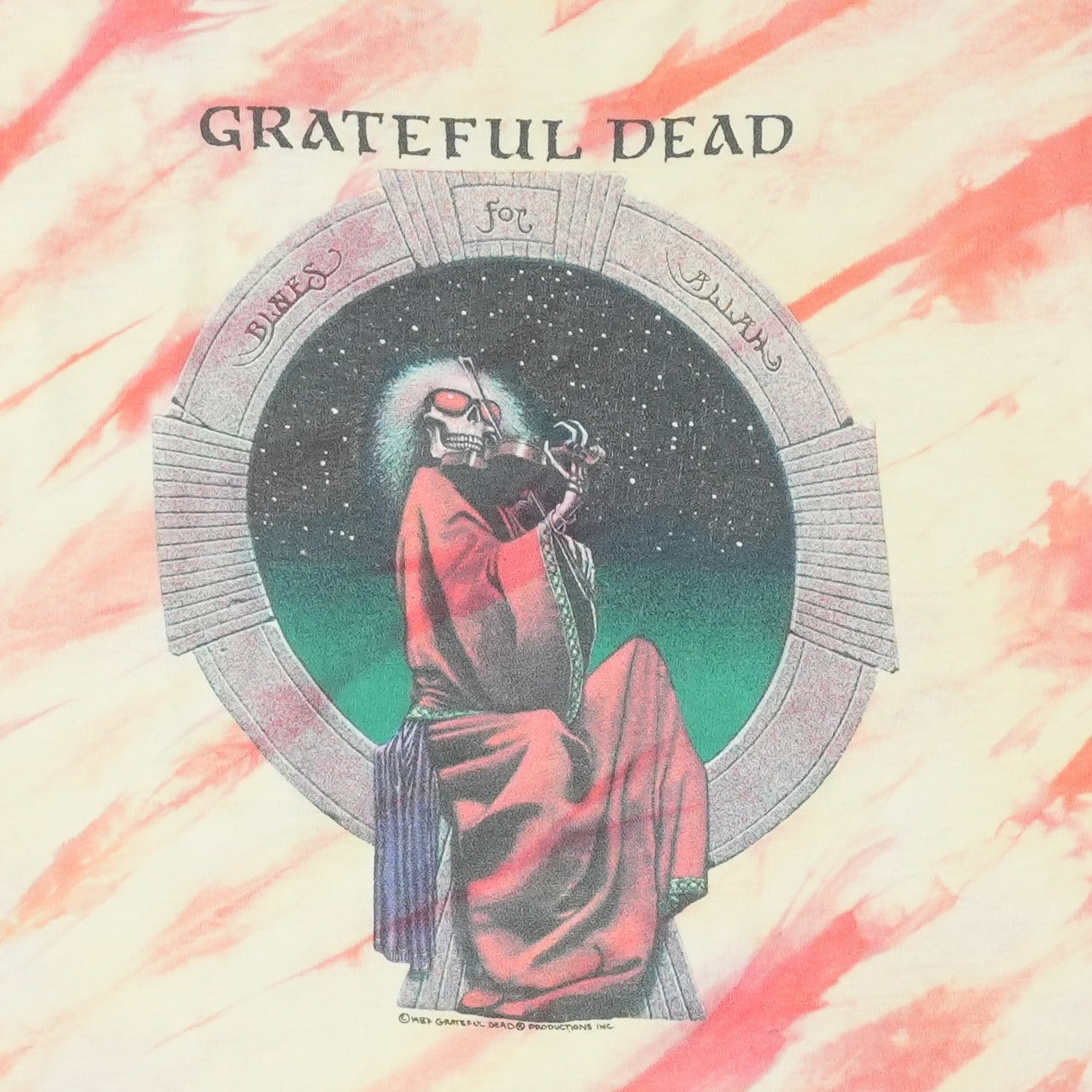 1987 Grateful Dead Telluride Concert Tie Dye Shirt