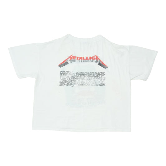 1987 Metallica Crash Course In Brain Surgery Shirt