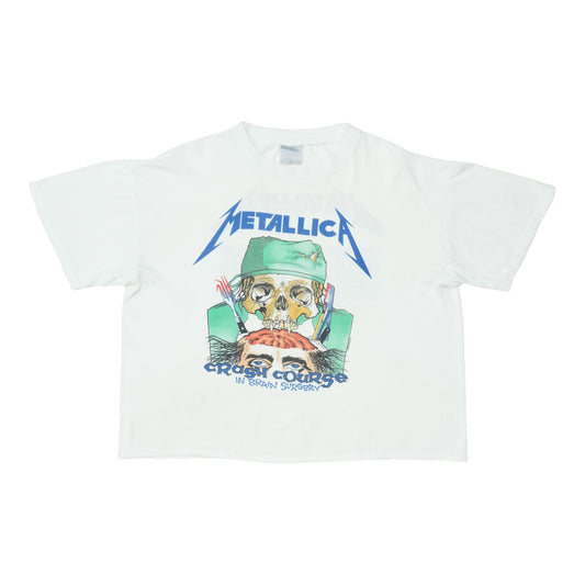 1987 Metallica Crash Course In Brain Surgery Shirt