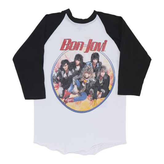 1987 Bon Jovi Slippery When Wet Tour Jersey Shirt