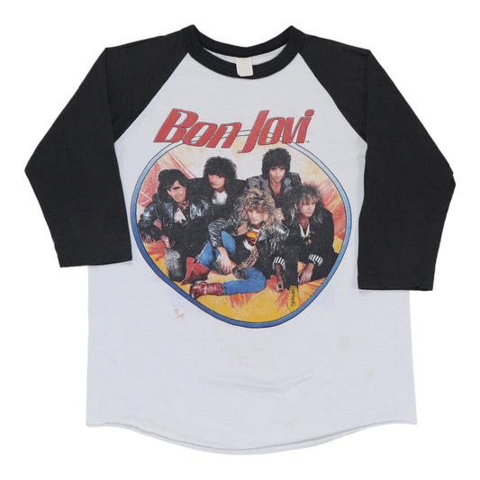 1987 Bon Jovi Slippery When Wet Tour Jersey Shirt