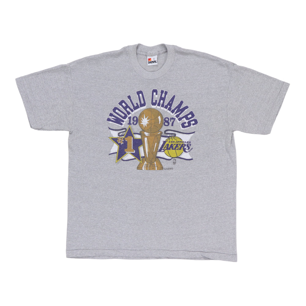 1987 Los Angeles Lakers World Champs Shirt