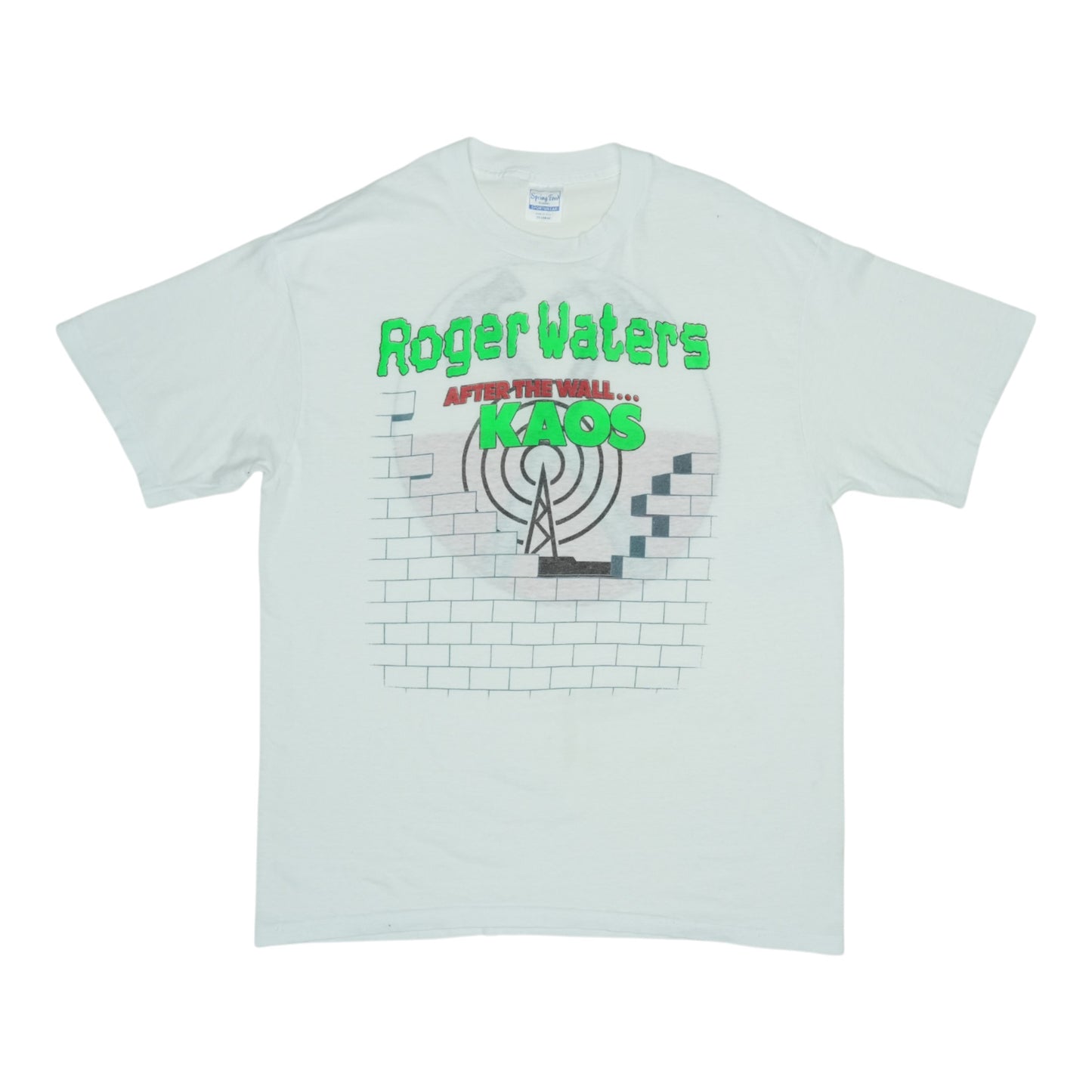 1987 Roger Waters After The Wall Tour Kaos Shirt