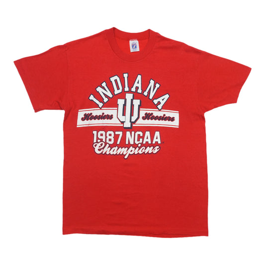 1987 Indiana Hoosiers NCAA Champions Shirt Front