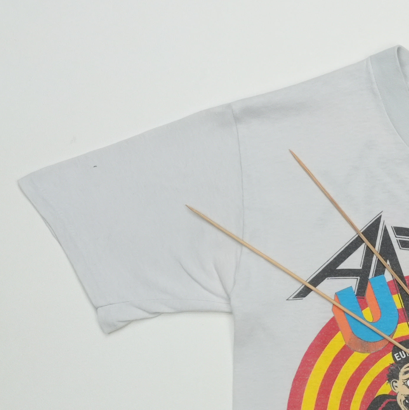 1988 Anthrax State Of Euphoria Spit Inside Tour Shirt Detail 4
