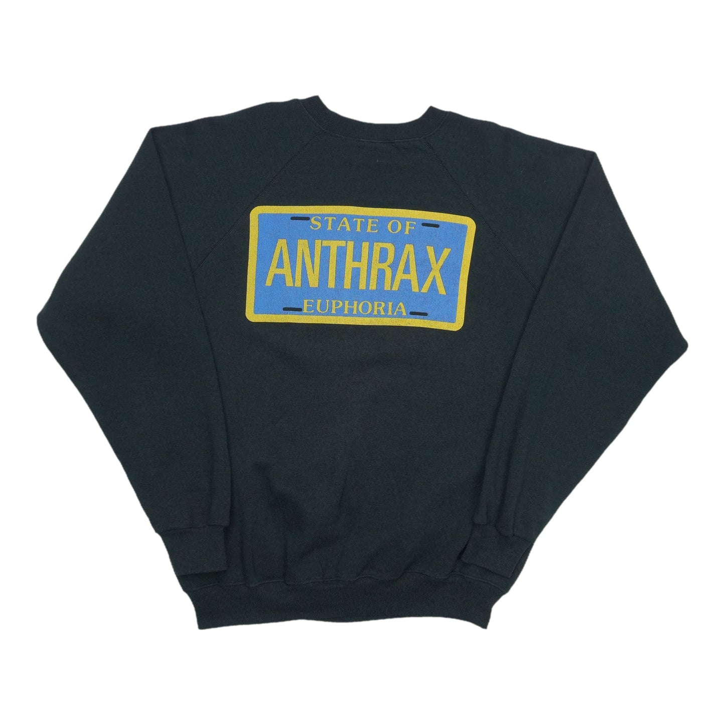 1988 Anthrax State Of Euphoria Tour Sweatshirt Back