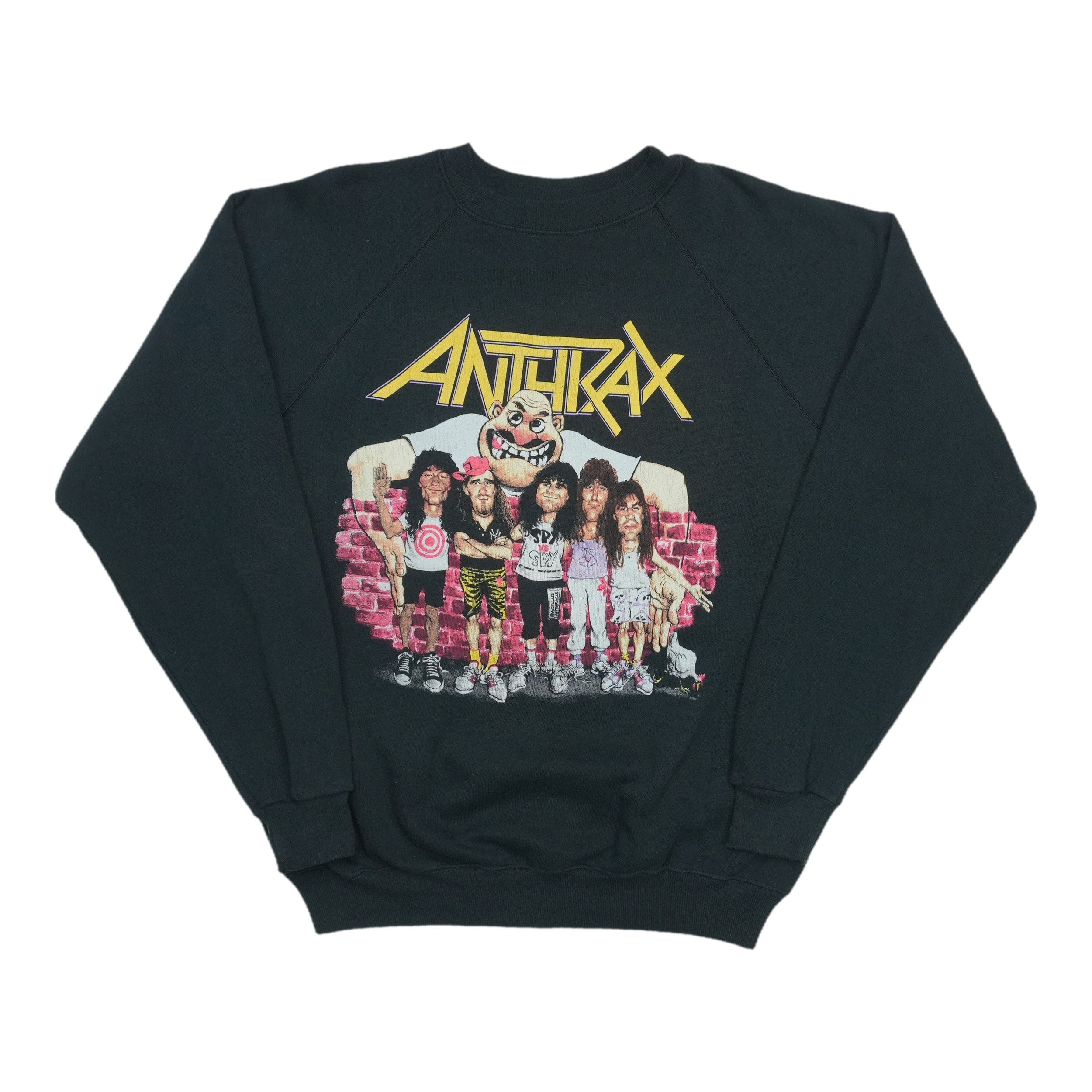 1988 Anthrax State Of Euphoria Tour Sweatshirt Front