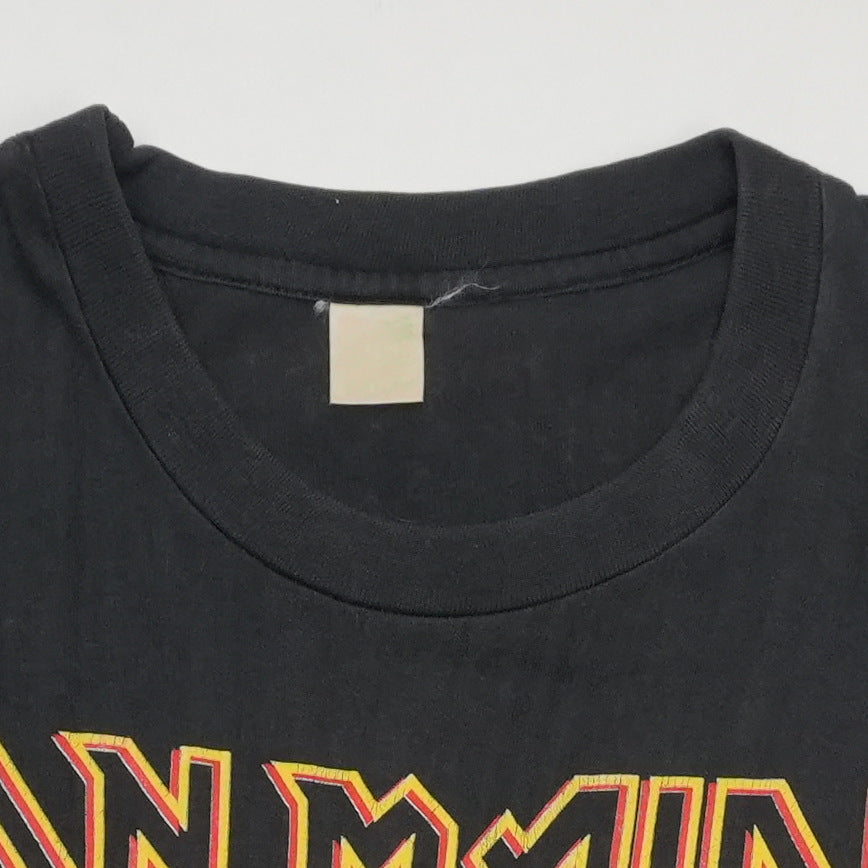 1988 Iron Maiden Can I Play With Madness Shirt Detail 1