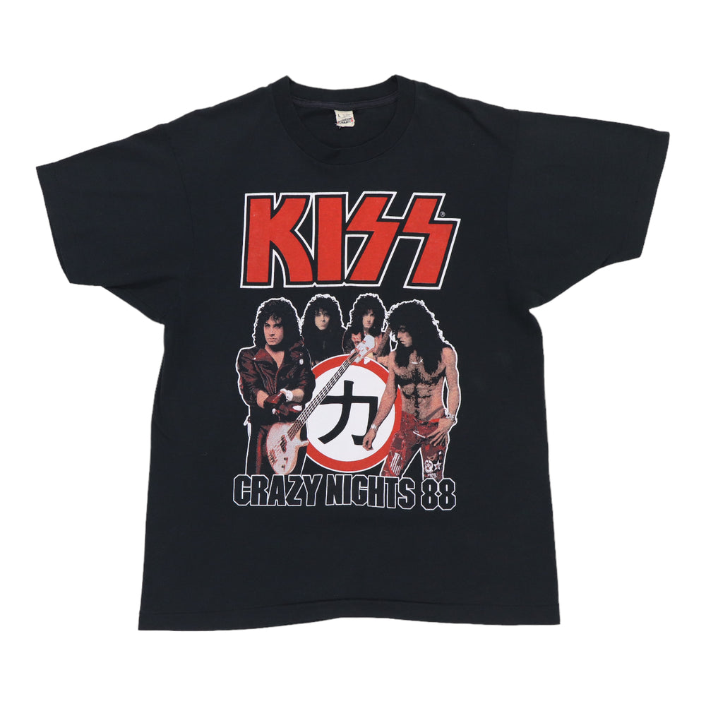1988 Kiss We Went Crazy With Kiss Shirt