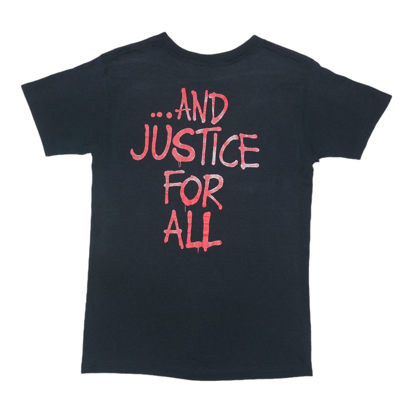 1988 Metallica And Justice For All Shirt Back
