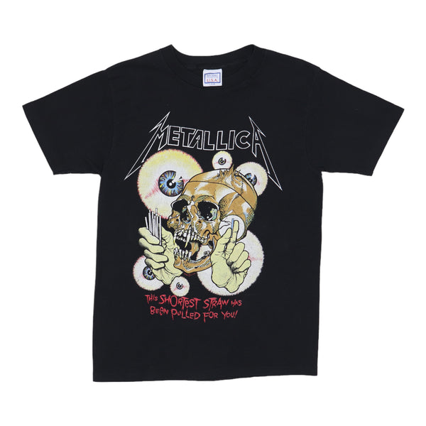 88年 ヴィンテージ LLICA \"Shortest Straw\" L Metallica – The Shortest Straw L 1988 | TShirtSlayer TShirt and