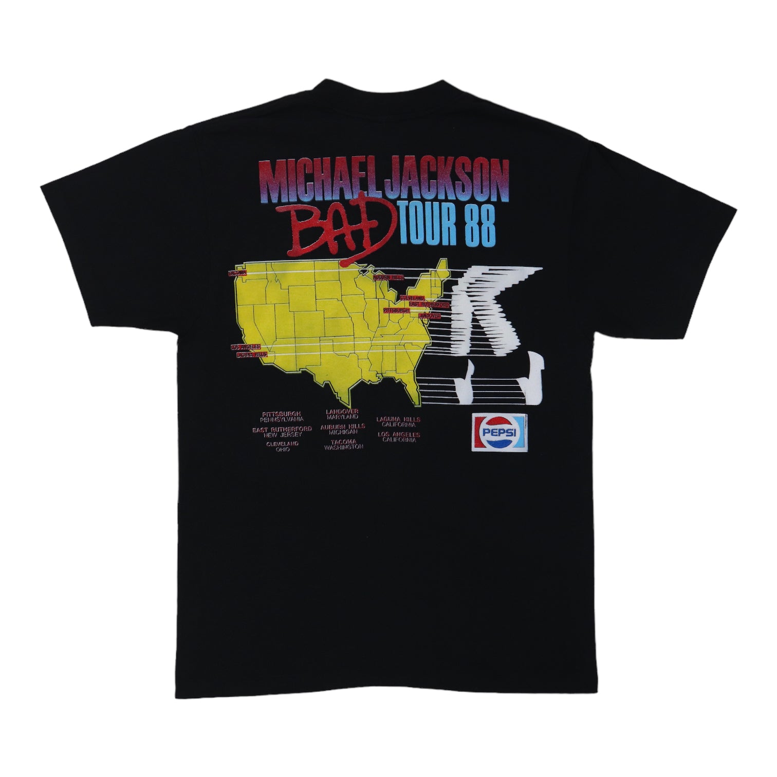 1988 Michael Jackson Bad Tour Shirt | Authentic Vintage Tee – WyCo