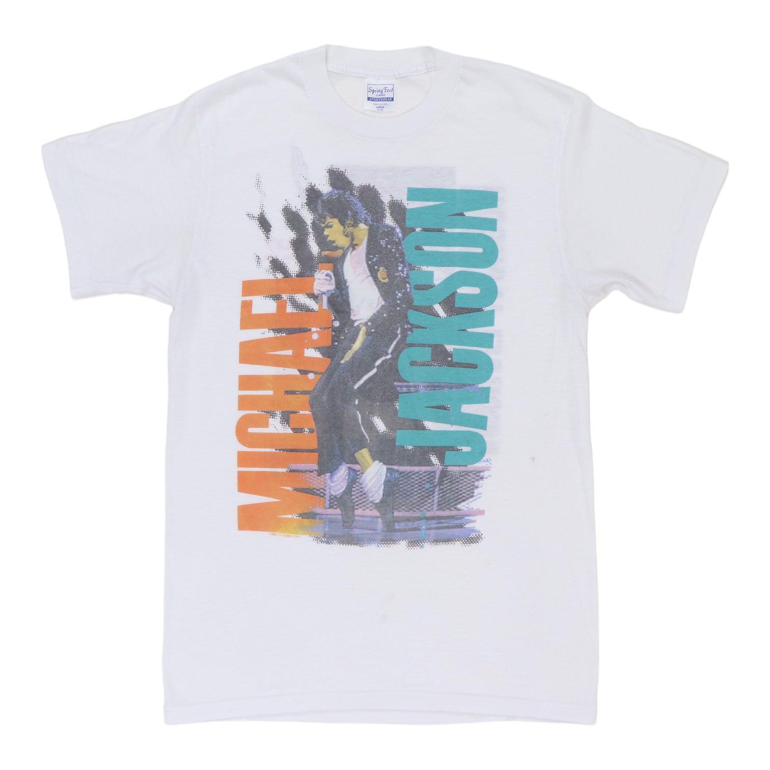 Original vintage 1988 Michael Jackson Bad Tour Shirt | WyCo