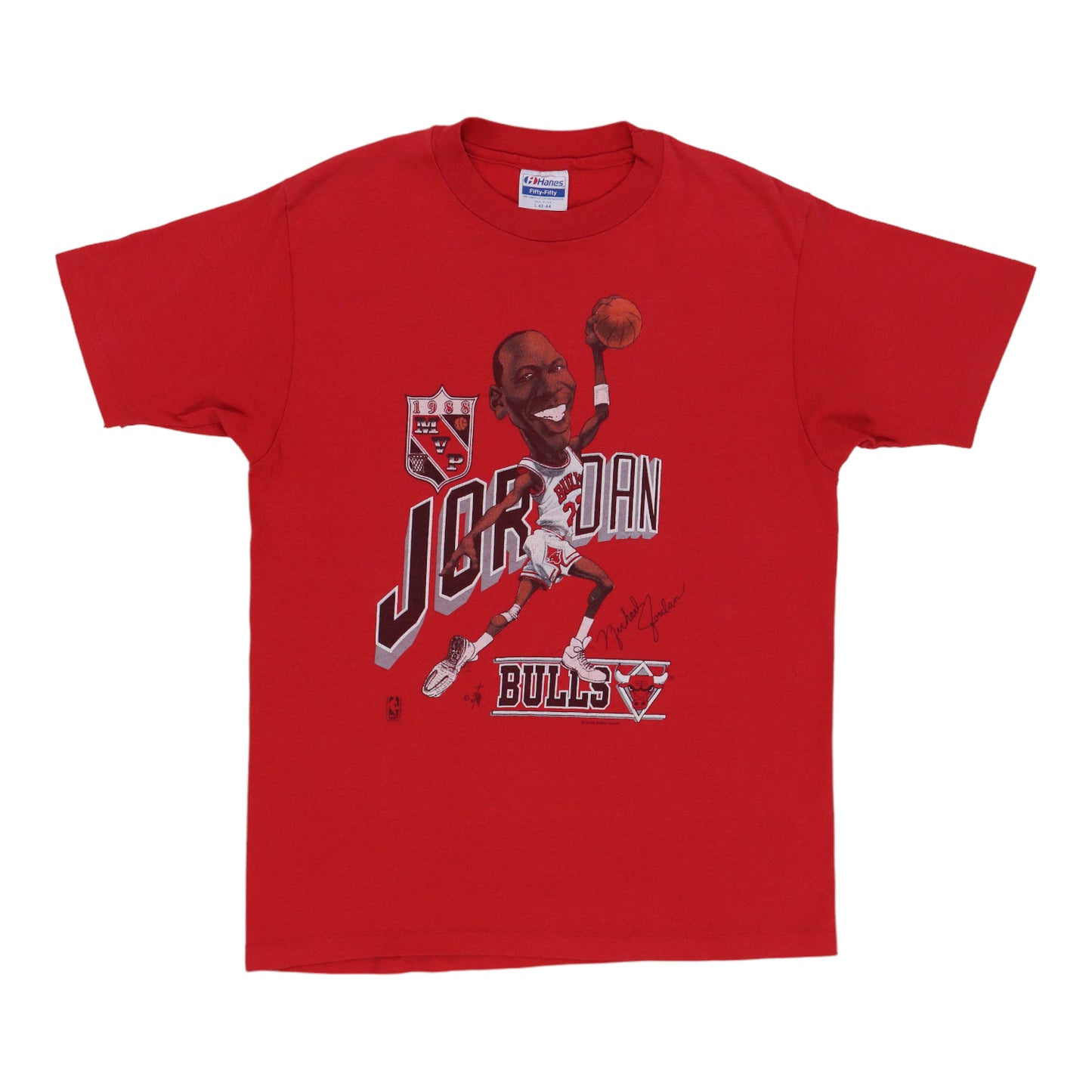 Wyco Vintage 1988 Michael Jordan MVP Chicago Bulls NBA Shirt