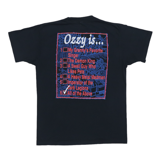 1988 Ozzy Osbourne Shirt | Authentic Vintage Tee – WyCo Vintage