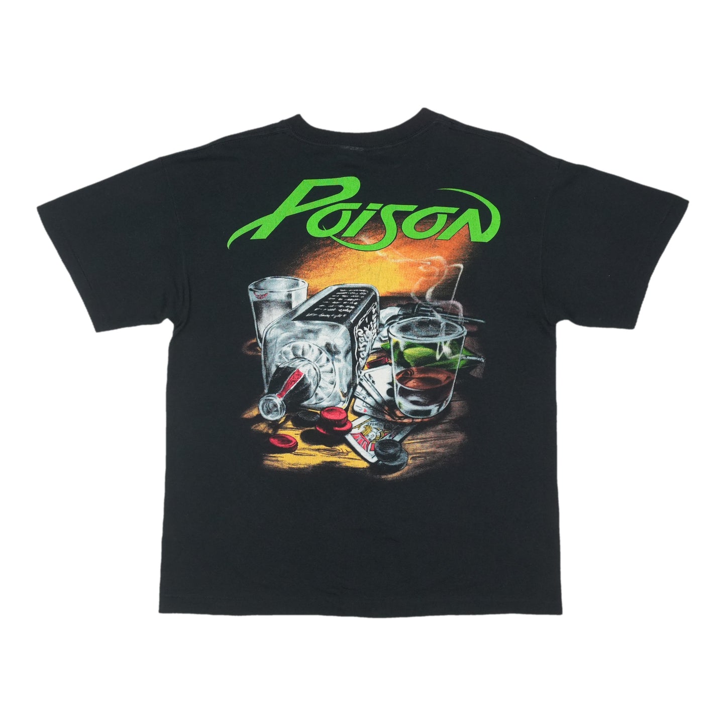 1988 Poison Nothin But A Good Time Shirt Back