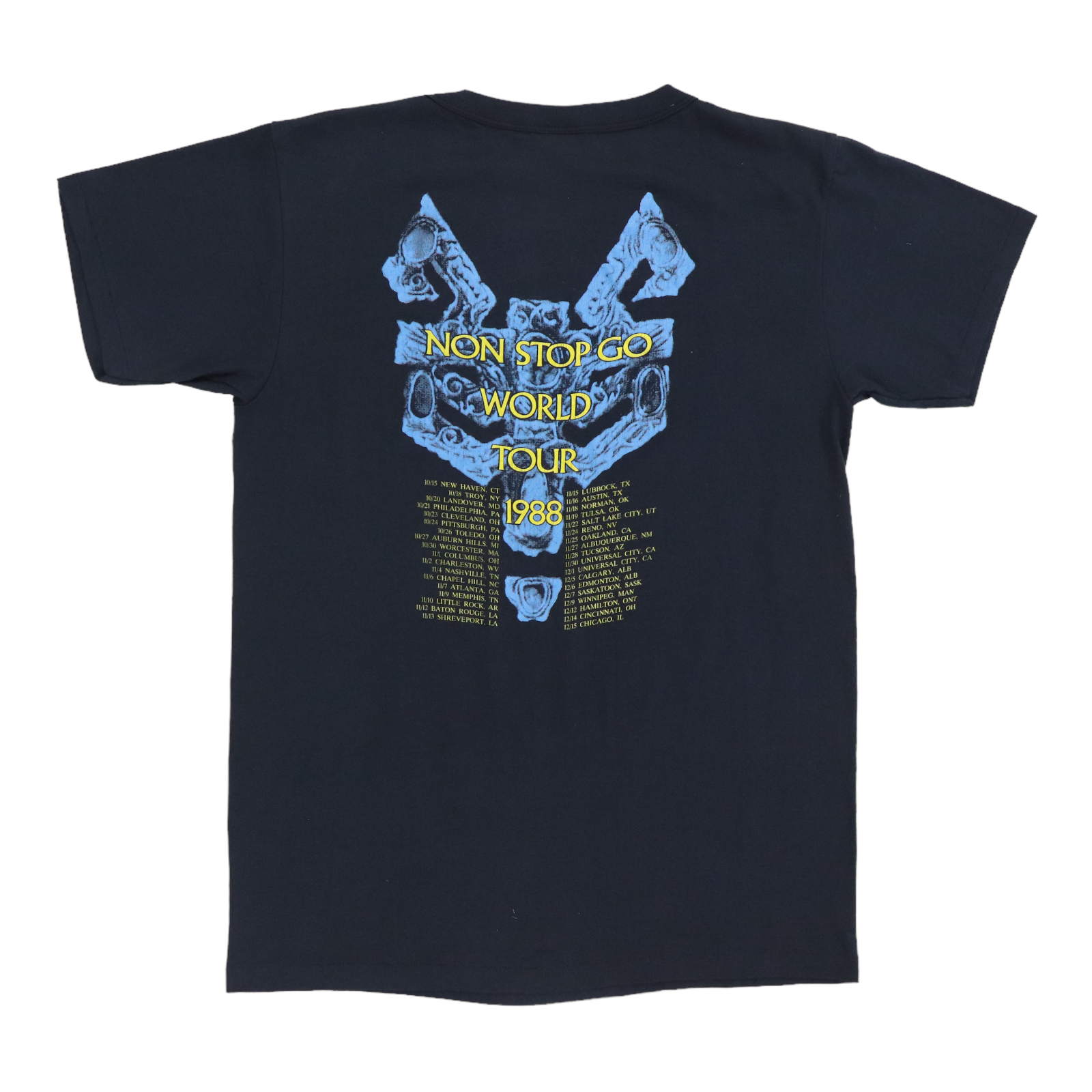 1988 Robert Plant Non Stop Go World Tour Shirt | Authentic Vintage Tee ...
