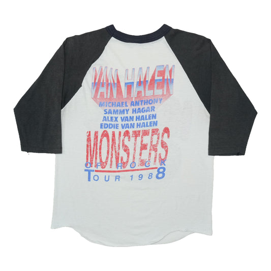 1988 Van Halen Monsters Of Rock Tour Shirt