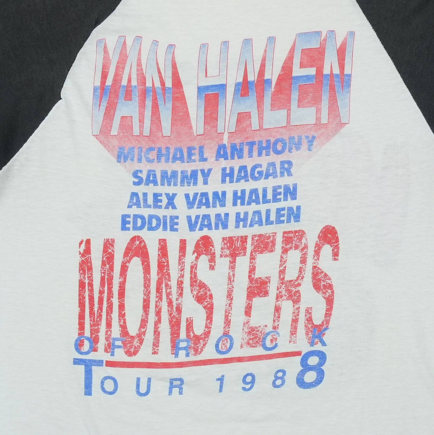 1988 Van Halen Monsters Of Rock Tour Shirt