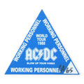 1988 AC/DC Blow Up Your Video World Tour Backstage Pass