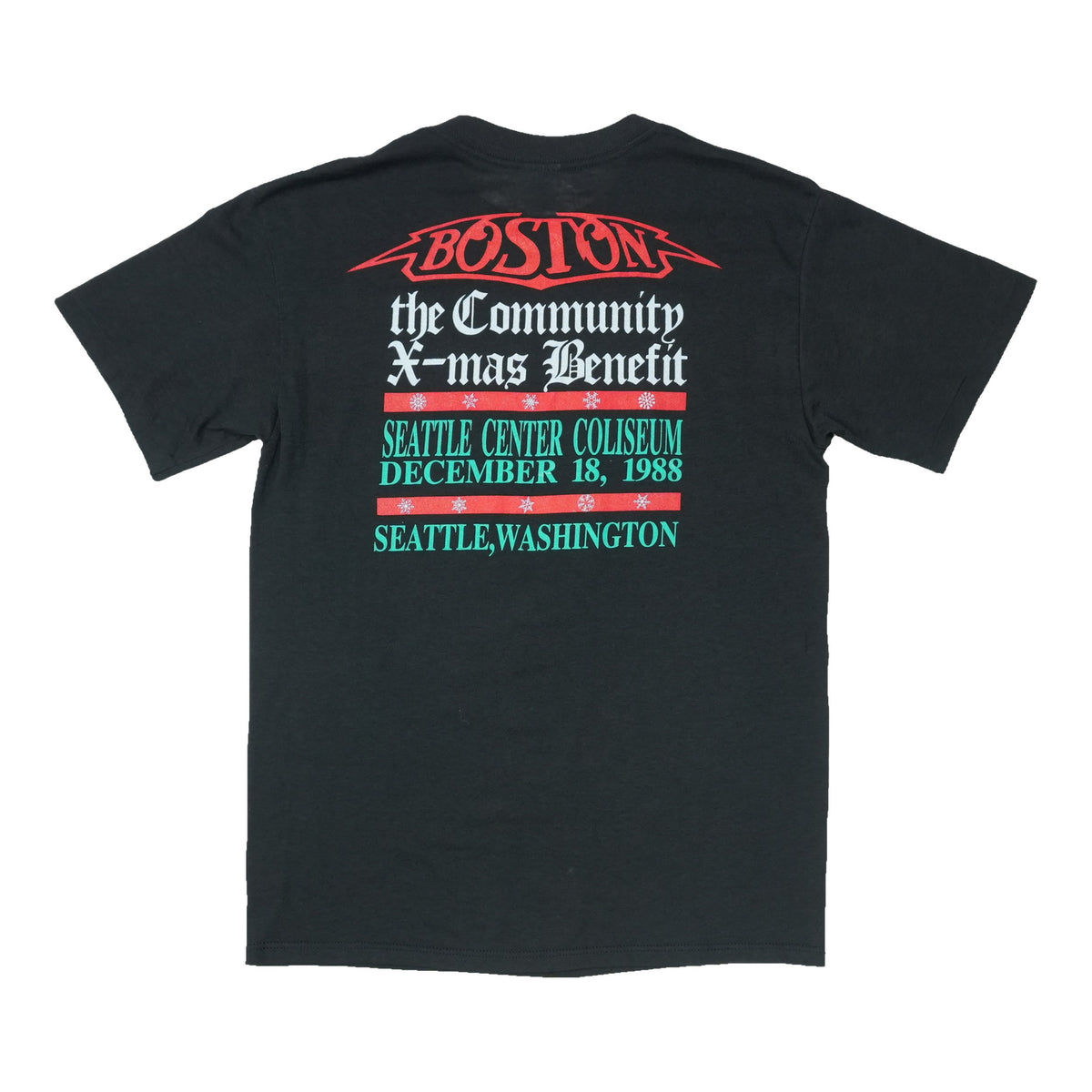 1988 Boston The Community Xmas Benefit Concert Shirt