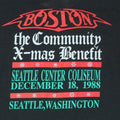 1988 Boston The Community Xmas Benefit Concert Shirt