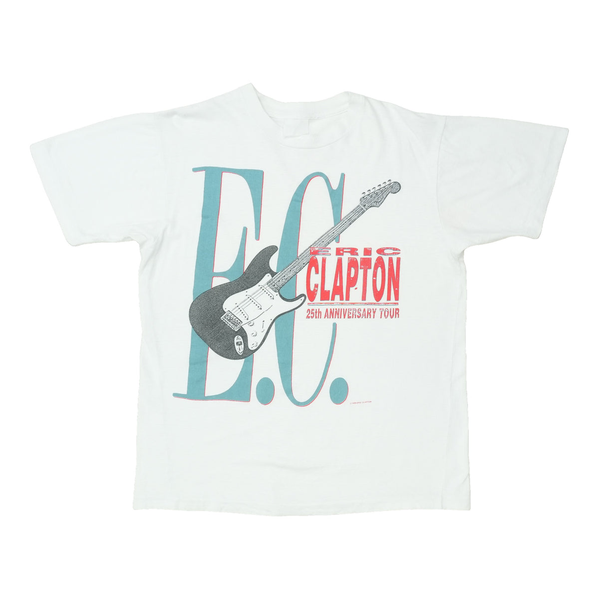 1988 Eric Clapton 25th Anniversary Tour Shirt
