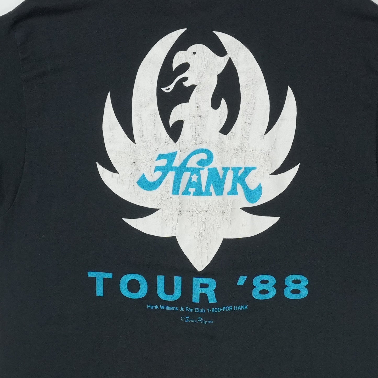 1988 Hank Williams Jr Wild Streak Tour Shirt