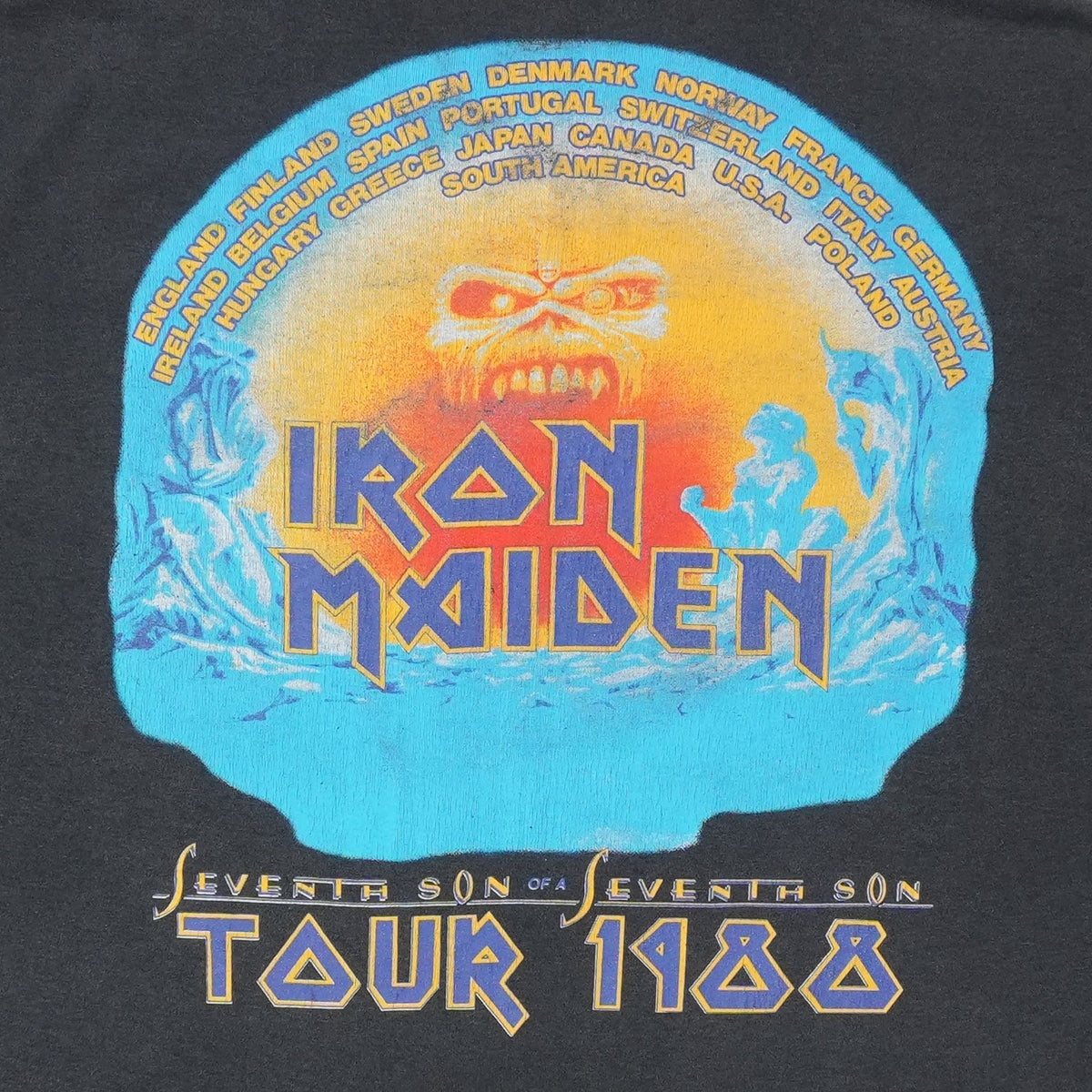 1988 Iron Maiden Seventh Son Of A Seventh Son Tour Shirt