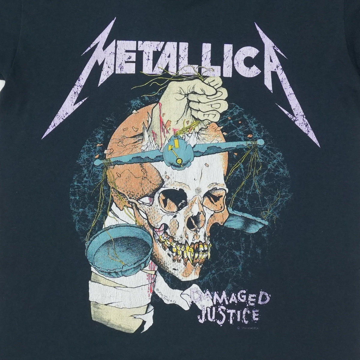 1988 Metallica Damaged Justice Shirt