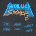 1988 Metallica Damaged Justice Summer Tour Shirt