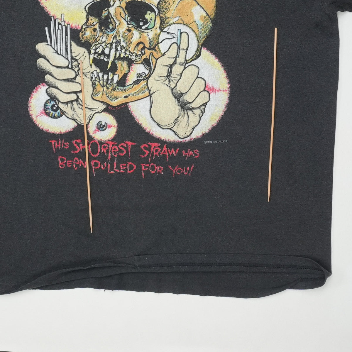 1988 Metallica The Shortest Straw Shirt