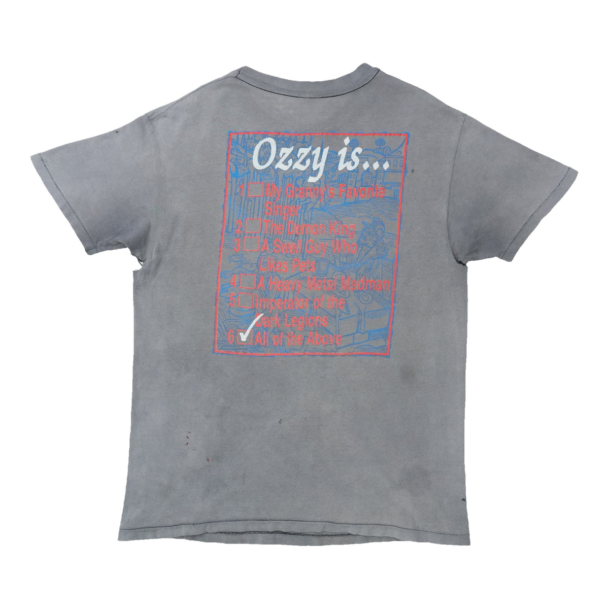 1988 Ozzy Osbourne Ozzy Is Shirt