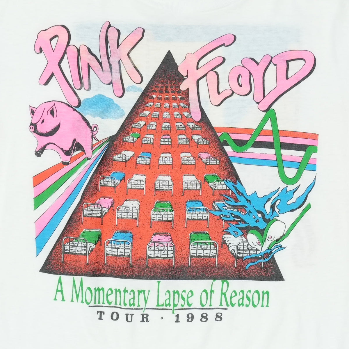 1988 Pink Floyd A Momentary Lapse Of Reason Tour Shirt