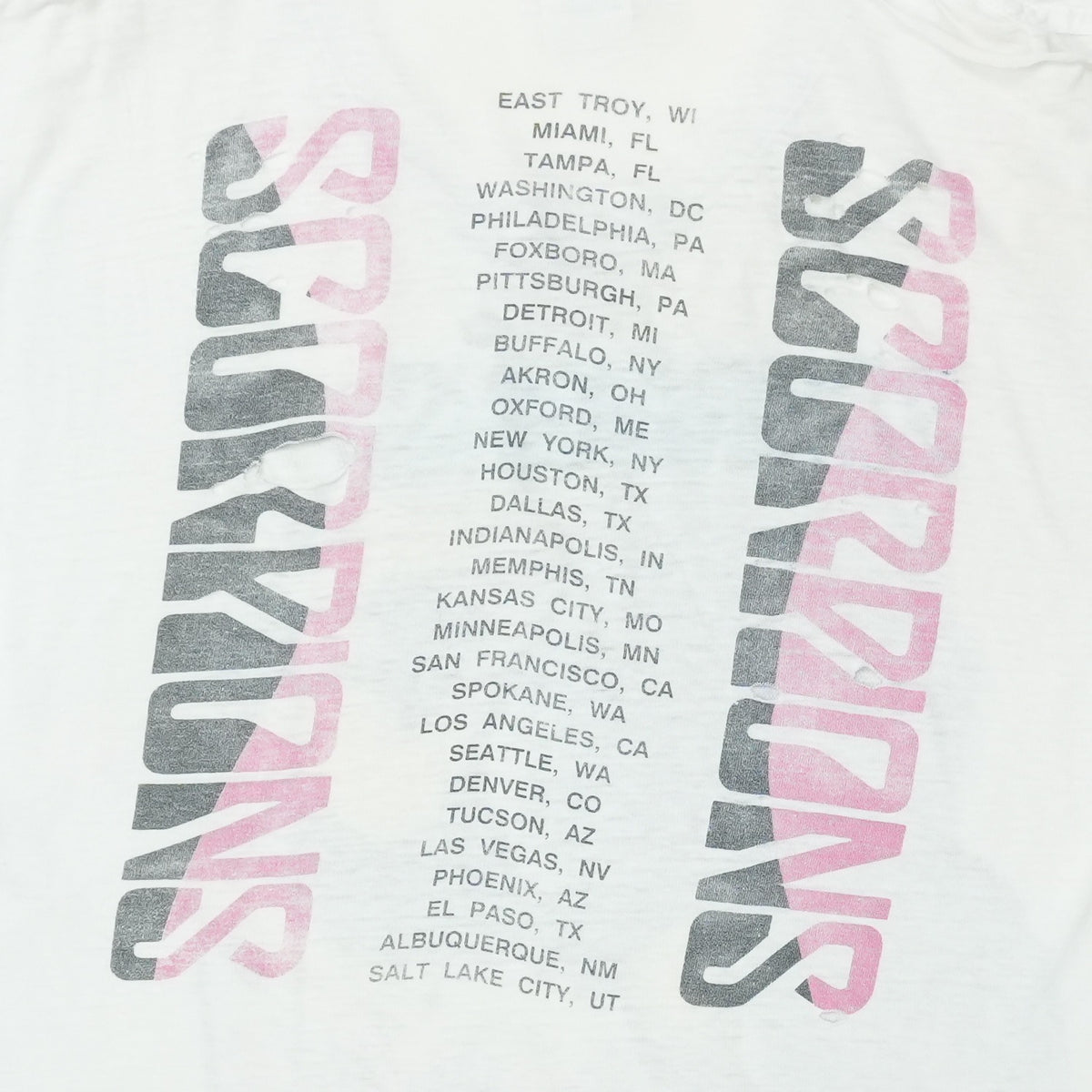 1988 Scorpions Savage Amusement Tour Shirt