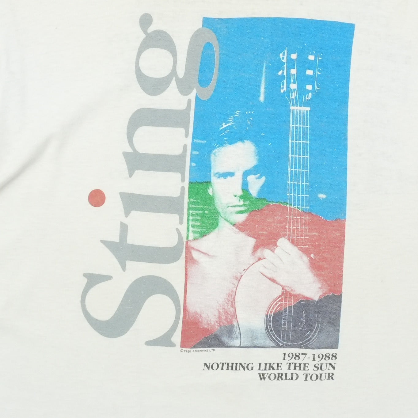 1988 Sting Nothing Like The Sun Tour Shirt