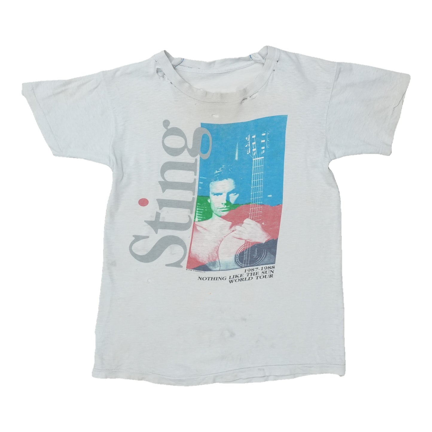 1988 Sting Nothing Like The Sun World Tour Shirt