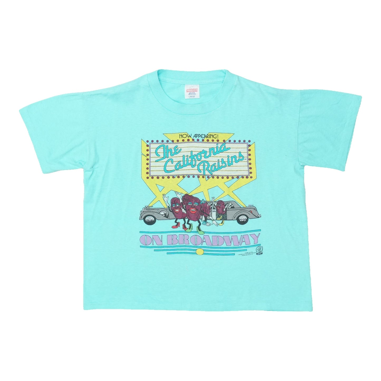 1988 The California Raisins On Broadway Shirt