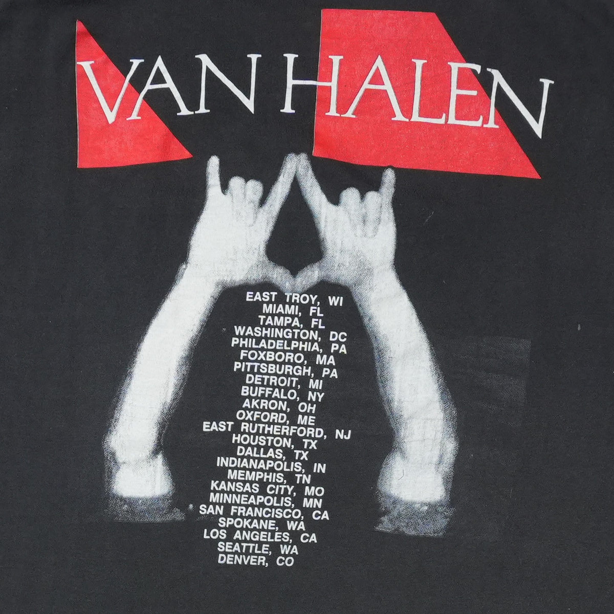 1988 Van Halen OU812 Tour Shirt