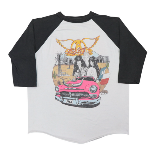 1988 Aerosmith Texas Tour Jersey Shirt